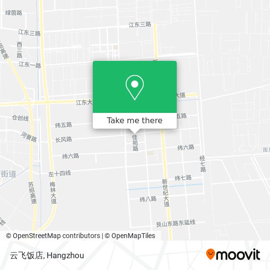 云飞饭店 map