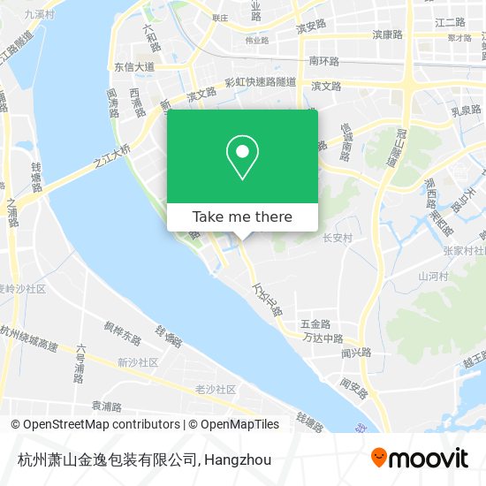 杭州萧山金逸包装有限公司 map