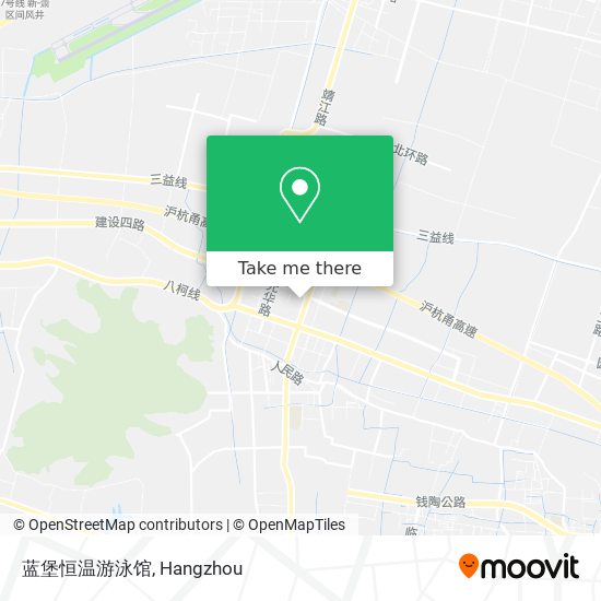 蓝堡恒温游泳馆 map