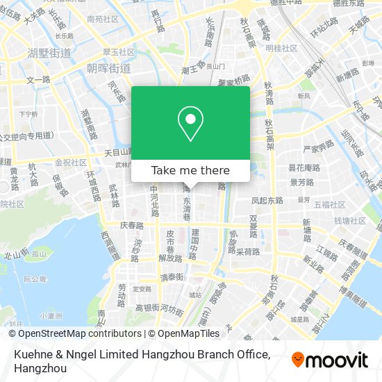 Kuehne & Nngel Limited Hangzhou Branch Office map