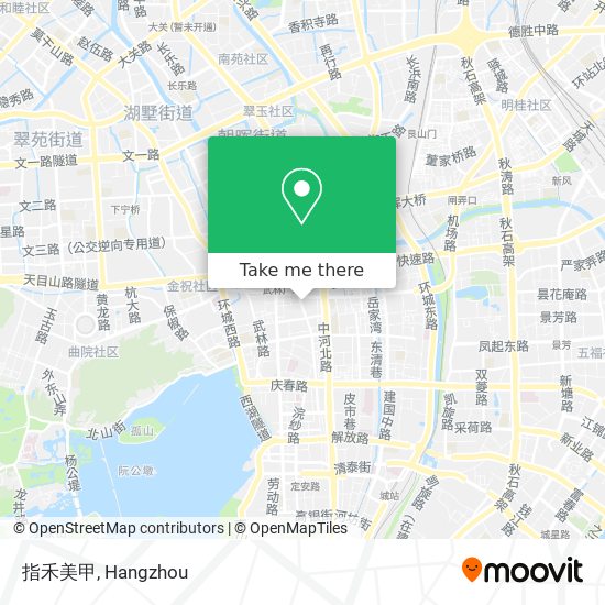 指禾美甲 map