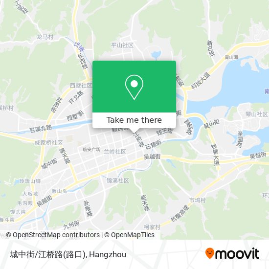 城中街/江桥路(路口) map