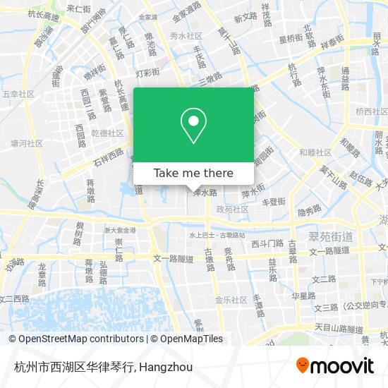杭州市西湖区华律琴行 map