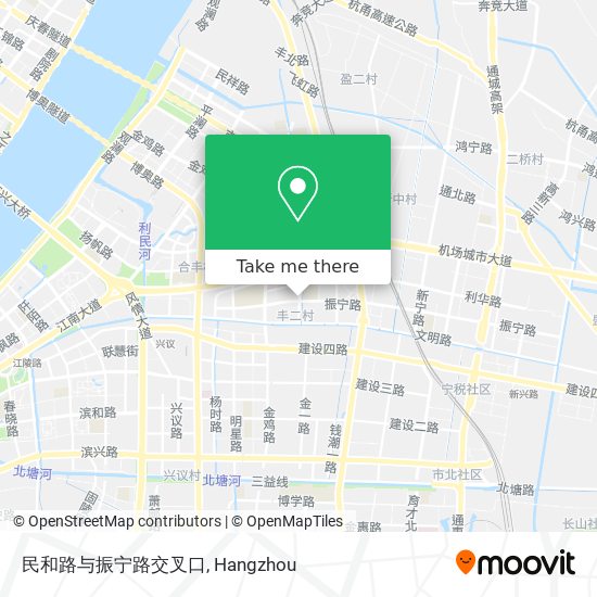 民和路与振宁路交叉口 map