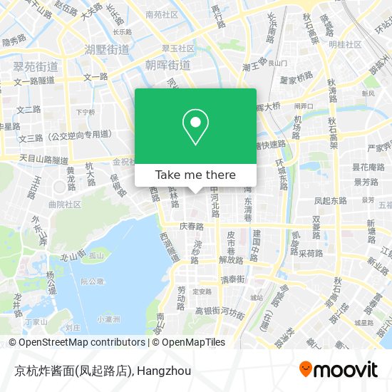 京杭炸酱面(凤起路店) map