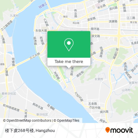 楼下虞268号楼 map