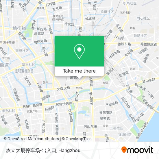 杰立大厦停车场-出入口 map