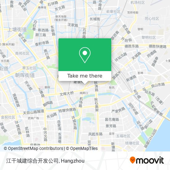 江干城建综合开发公司 map