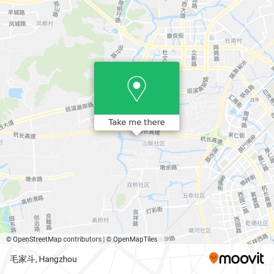 毛家斗 map