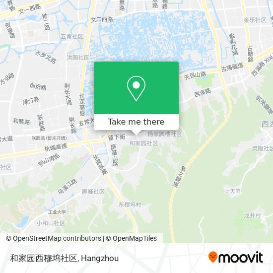 和家园西穆坞社区 map
