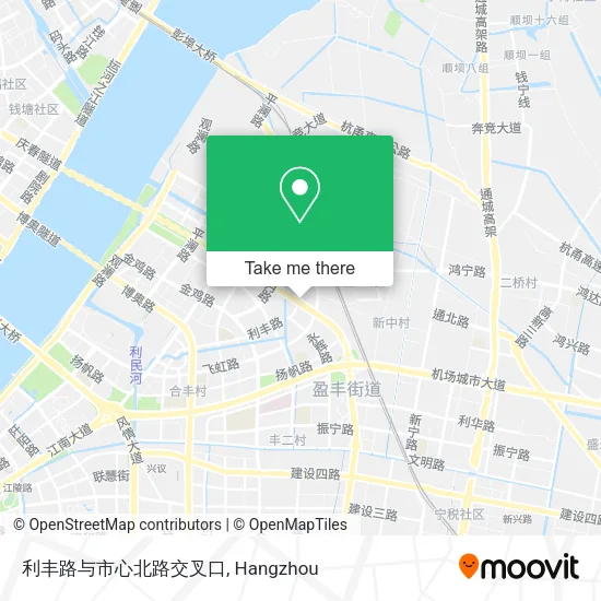 利丰路与市心北路交叉口 map