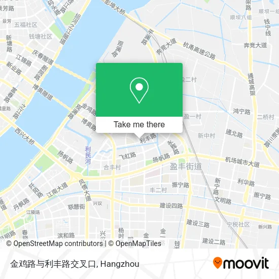 金鸡路与利丰路交叉口 map