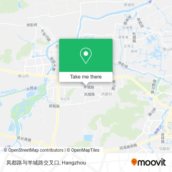 凤都路与羊城路交叉口 map