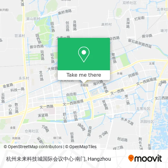 杭州未来科技城国际会议中心-南门 map