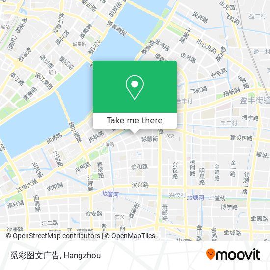 觅彩图文广告 map