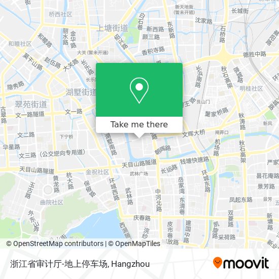 浙江省审计厅-地上停车场 map