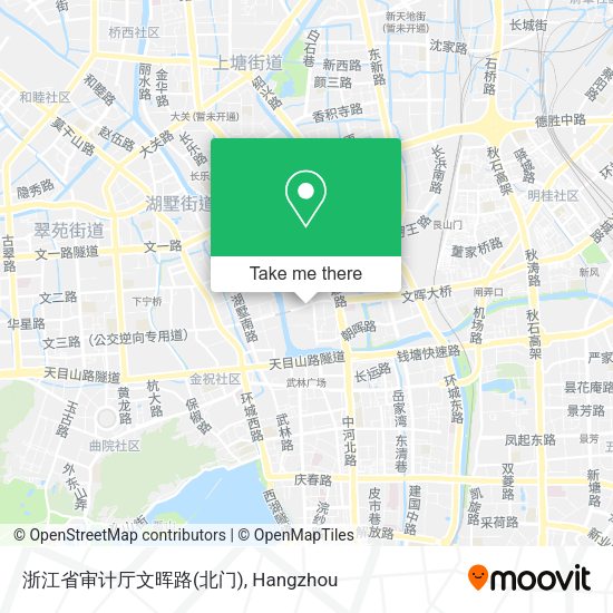 浙江省审计厅文晖路(北门) map