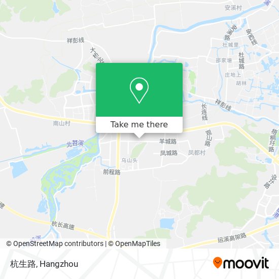杭生路 map