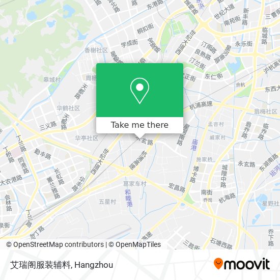 艾瑞阁服装辅料 map