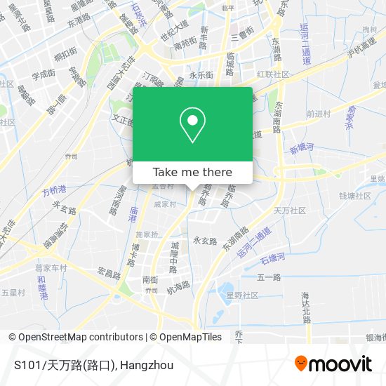 S101/天万路(路口) map