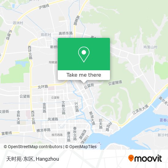 天时苑-东区 map