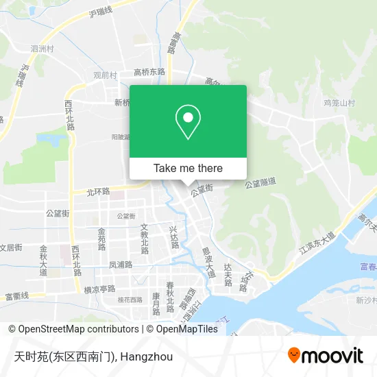 天时苑(东区西南门) map