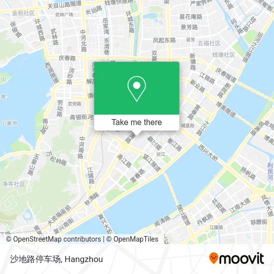 沙地路停车场 map