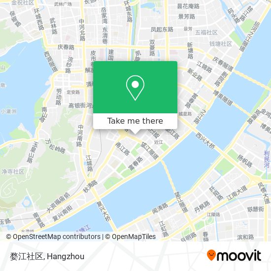 婺江社区 map