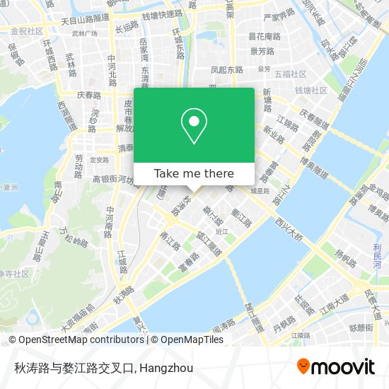 秋涛路与婺江路交叉口 map