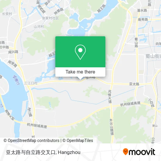 亚太路与自立路交叉口 map