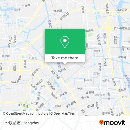 华辰超市 map
