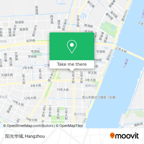 阳光华城 map
