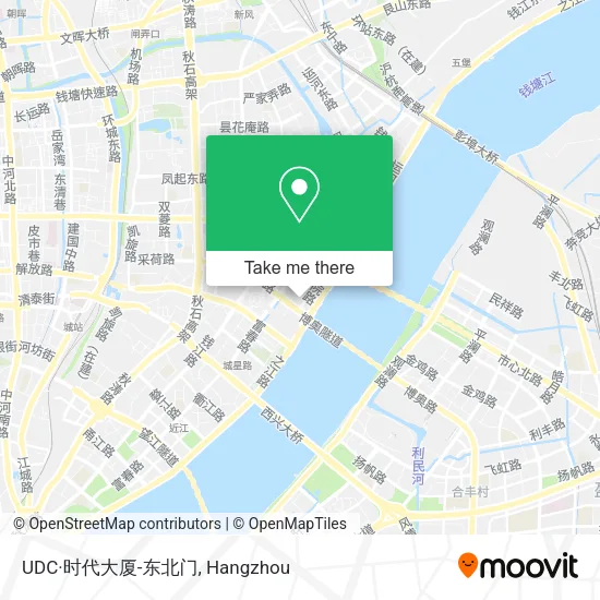 UDC·时代大厦-东北门 map