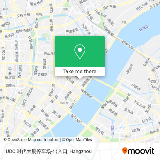 UDC·时代大厦停车场-出入口 map