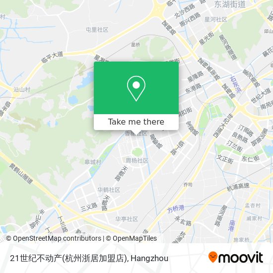 21世纪不动产(杭州浙居加盟店) map