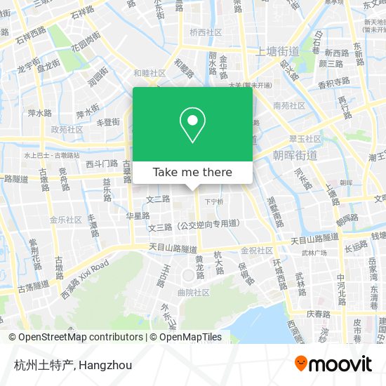 杭州土特产 map