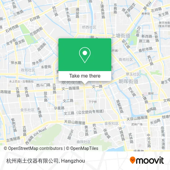 杭州南土仪器有限公司 map