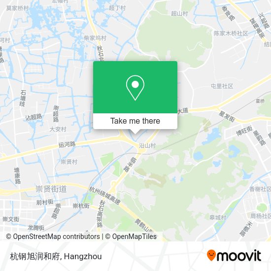 杭钢旭润和府 map