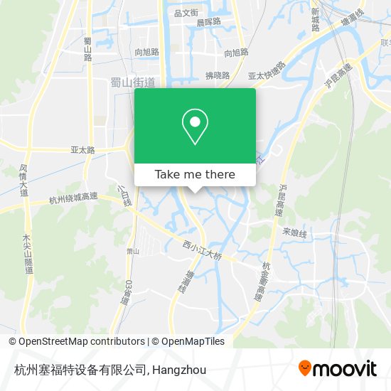 杭州塞福特设备有限公司 map