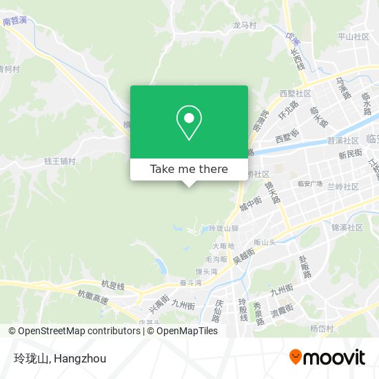 玲珑山 map