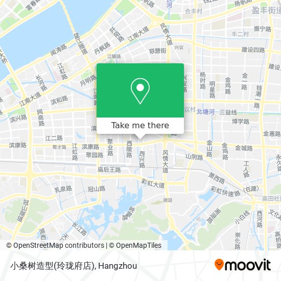小桑树造型(玲珑府店) map