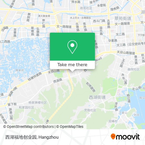 西湖福地创业园 map