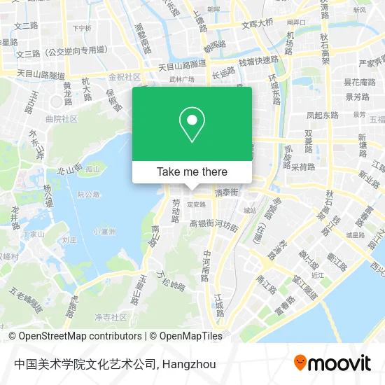 中国美术学院文化艺术公司 map