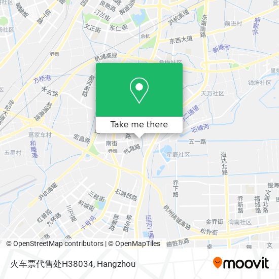 火车票代售处H38034 map