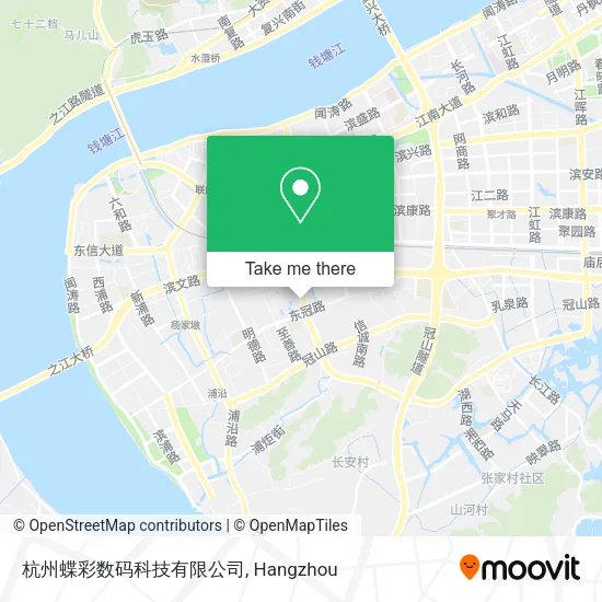 杭州蝶彩数码科技有限公司 map