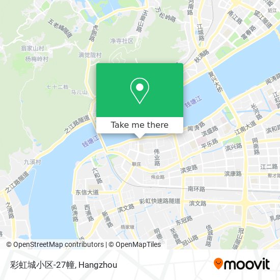 彩虹城小区-27幢 map