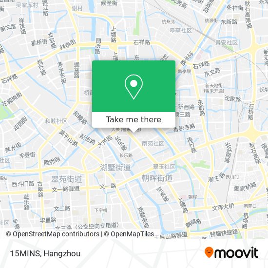 15MINS map