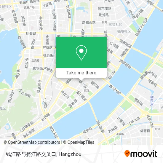 钱江路与婺江路交叉口 map