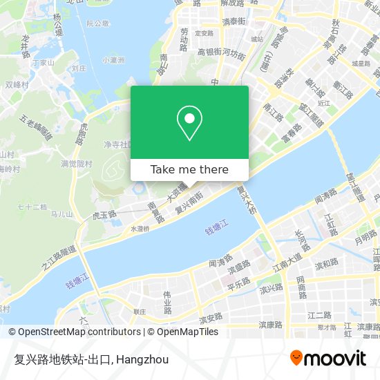 复兴路地铁站-出口 map