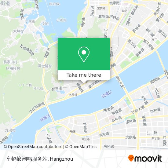 车蚂蚁潮鸣服务站 map